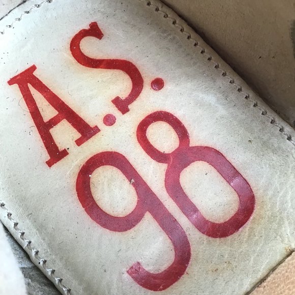 A.S. 98 Distressed Pointed Toe Loafers Flat Buckle Detail Tan Size 36 / US 5.5-6 - Picture 6 of 11